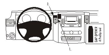 Brodit Forstærket ProClip, Mercedes Benz/Volkswagen i gruppen Bilstereo / Hvad passer i min bil / Mercedes / Sprinter / Sprinter 2006-2018 hos BRL (240213456)