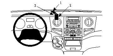 Brodit Forstærket ProClip, Iveco Daily 06-14 i gruppen Bilstereo / Hvad passer i min bil / Iveco Daily hos BRL (240213458)