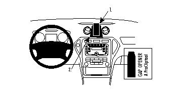 Brodit Forstærket ProClip, Ford Mondeo 08-14 i gruppen Bilstereo / Hvad passer i min bil / Ford / Mondeo / Mondeo 2007-2013 hos BRL (240213460)