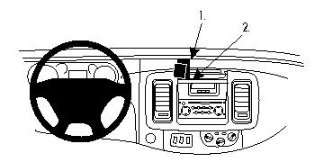 Brodit Forstærket ProClip, Nissan/Opel/Renault i gruppen Bilstereo / Hvad passer i min bil / Renault / Trafic / Trafic 2001-2014 hos BRL (240213461)