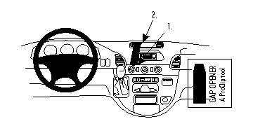 Brodit Forstærket ProClip, Mercedes Benz Sprinter 00-06 i gruppen Bilstereo / Hvad passer i min bil / Mercedes / Sprinter / Sprinter 1995-2006 hos BRL (240213462)