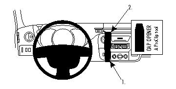 Brodit Forstærket ProClip, Nissan/Opel/Renault i gruppen Bilstereo / Hvad passer i min bil / Renault / Master / Master 2011-2023 hos BRL (240213469)