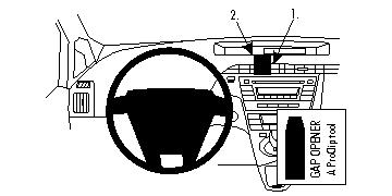 Brodit Forstærket ProClip, Toyota Prius 10-16 i gruppen Bilstereo / Hvad passer i min bil / Toyota / Prius / Prius 2010-2015 hos BRL (240213470)