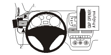 Brodit Forstærket ProClip, Fiat/Opel i gruppen Bilstereo / Hvad passer i min bil / Fiat / Doblo / Doblo 2010-2022 hos BRL (240213477)