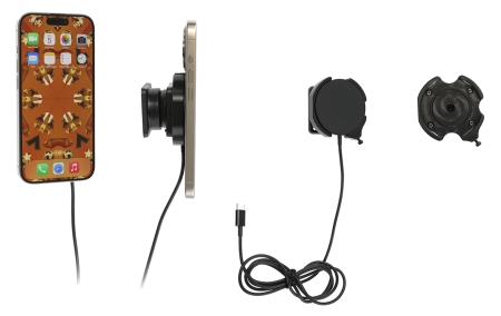 Brodit Holder med kugleled, Apple iPhone 12/12 Mini/12 Pro/12 Pro Max/13/13 Mini/13 Pro/13 Pro Max/14/14 Plus m. fl. i gruppen Bilstereo / Smartphone i bilen / Beslag og tilbehør hos BRL (240216323)