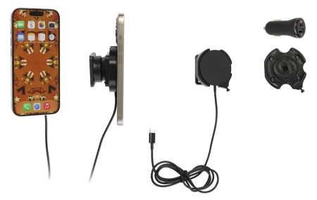 Brodit Holder med kugleled, Apple iPhone 12/12 Mini/12 Pro/12 Pro Max/13/13 Mini/13 Pro/13 Pro Max/14/14 Plus m.fl. i gruppen Bilstereo / Smartphone i bilen / Beslag og tilbehør hos BRL (240216325)