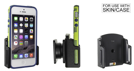 Brodit Passiv holder med kugleled, Apple iPhone 12 Mini/13 Mini/5/5C/5S/SE i gruppen Bilstereo / Smartphone i bilen / Mobilholdere hos BRL (240511428)