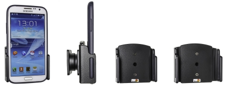 Brodit Passiv holder med kuglehoved, Samsung Galaxy S24 Ultra SM-S928B/DS/S24+ SM-S926B/DS/S25 Ultra/S25+ i gruppen Bilstereo / Smartphone i bilen / Mobilholdere hos BRL (240511479)