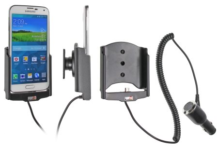 Brodit Aktiv holder med cigarettkontakt, Samsung Galaxy S5  i gruppen Bilstereo / Smartphone i bilen / Mobilholdere hos BRL (240512623)