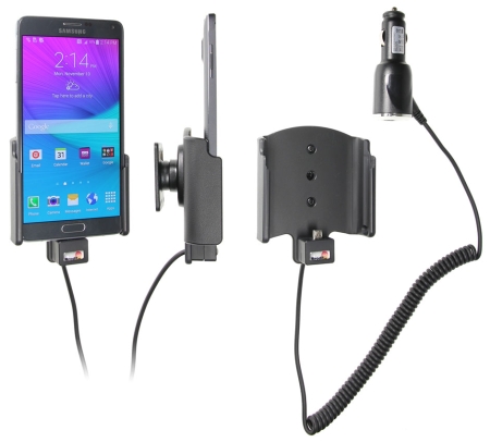 Brodit Aktiv holder med cigarettkontakt, Samsung Galaxy Note 4  i gruppen Bilstereo / Smartphone i bilen / Mobilholdere hos BRL (240512683)