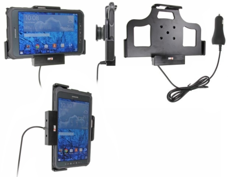 Brodit Aktiv holder med cigarettkontakt, Samsung Galaxy Tab Active 8.0 SM-T365  i gruppen Bilstereo / Smartphone i bilen / Mobilholdere hos BRL (240512697)