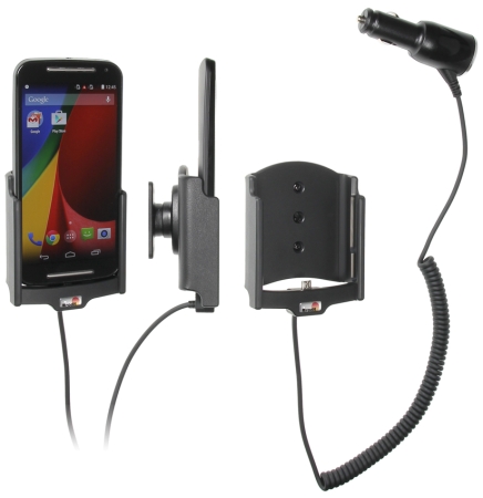 Brodit Aktiv holder med cigarettkontakt, Motorola Moto G (2nd Gen)  i gruppen Bilstereo / Smartphone i bilen / Mobilholdere hos BRL (240512710)