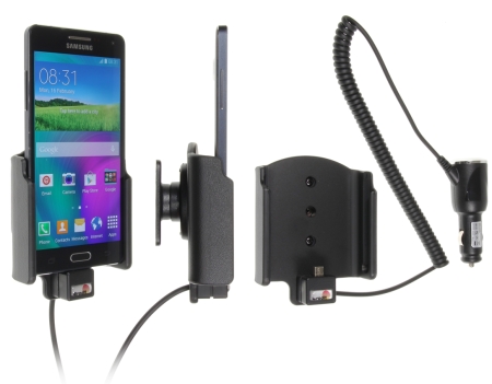 Brodit Aktiv holder med cigarettkontakt, Samsung Galaxy A5 SM-A500/J3 2017 (J330F, J330G) i gruppen Bilstereo / Smartphone i bilen / Mobilholdere hos BRL (240512713)