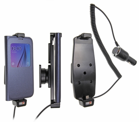Brodit Aktiv holder med cigarkontakt, Samsung Galaxy S6/S6 edge/S7 i gruppen Bilstereo / Smartphone i bilen / Mobilholdere hos BRL (240512724)