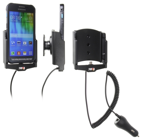 Brodit Aktiv holder med cigaretstik, Samsung Galaxy Xcover 3  i gruppen Bilstereo / Smartphone i bilen / Mobilholdere hos BRL (240512736)