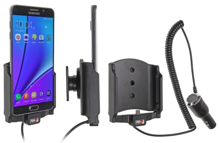 Brodit Aktiv holder med cigarkontakt, Samsung Galaxy Note 5  i gruppen Bilstereo / Smartphone i bilen / Mobilholdere hos BRL (240512771)