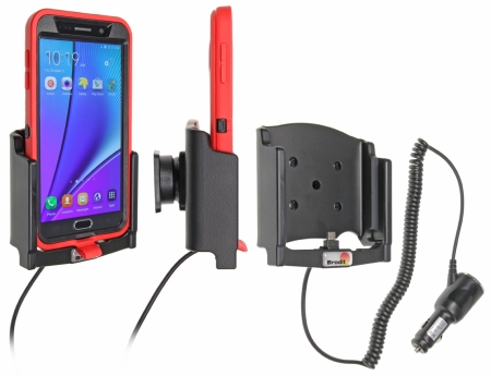 Brodit Aktiv holder med cigaretstik, Samsung Galaxy Note 5  i gruppen Bilstereo / Smartphone i bilen / Mobilholdere hos BRL (240512772)