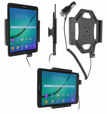 Brodit Aktiv holder med cigarkontakt, Samsung Galaxy Tab S2 9.7 SM-T810/SM-T813/SM-T815/SM-T819  i gruppen Bilstereo / Smartphone i bilen / Mobilholdere hos BRL (240512782)