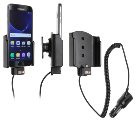 Brodit Aktiv holder med cigarettkontakt, Samsung Galaxy S7  i gruppen Bilstereo / Smartphone i bilen / Mobilholdere hos BRL (240512863)