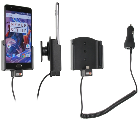 Brodit Aktiv holder med cigarettkontakt, OnePlus 3/3T i gruppen Bilstereo / Smartphone i bilen / Mobilholdere hos BRL (240512905)