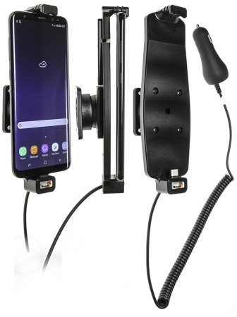 Brodit Aktiv holder med cigarettkontakt, Samsung Galaxy S8+/S9+ i gruppen Bilstereo / Smartphone i bilen / Mobilholdere hos BRL (240512965)