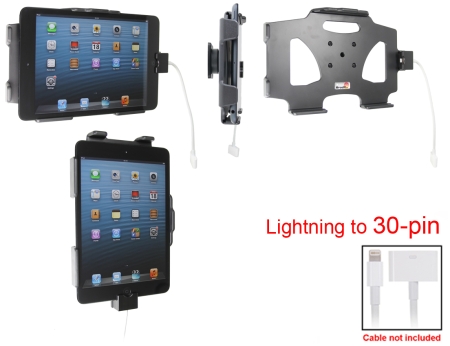 Brodit Holder til Kabeltilslutning, Apple iPad Mini (A1432, A1454, A1455)  i gruppen Bilstereo / Smartphone i bilen / Mobilholdere hos BRL (240514449)