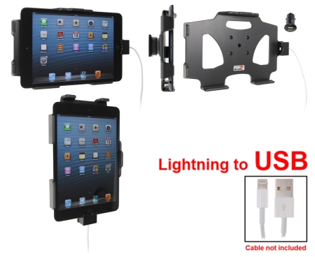 Brodit Holder til Kabeltilslutning, Apple iPad Mini (A1432, A1454, A1455)  i gruppen Bilstereo / Smartphone i bilen / Mobilholdere hos BRL (240514450)