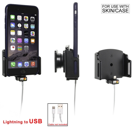 Brodit Holder til Kabeltilslutning, Apple iPhone 11/6 Plus/6S Plus/7 Plus/8 Plus/X/XR/Xs/Xs Max i gruppen Bilstereo / Smartphone i bilen / Mobilholdere hos BRL (240514667)