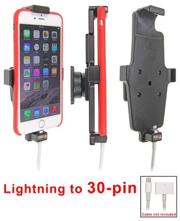 Brodit Holder til Kabeltilslutning, Apple iPhone 6 Plus/6S Plus/7 Plus/8 Plus/Xs Max i gruppen Bilstereo / Smartphone i bilen / Mobilholdere hos BRL (240515663)
