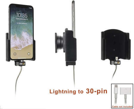 Brodit Holder til Kabeltilslutning, Apple iPhone X/Xs i gruppen Bilstereo / Smartphone i bilen / Mobilholdere hos BRL (240515997)