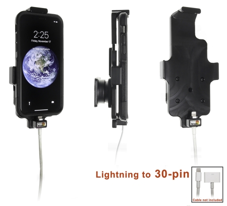 Brodit Holder til Kabeltilslutning, Apple iPhone X/Xs i gruppen Bilstereo / Smartphone i bilen / Mobilholdere hos BRL (240515998)