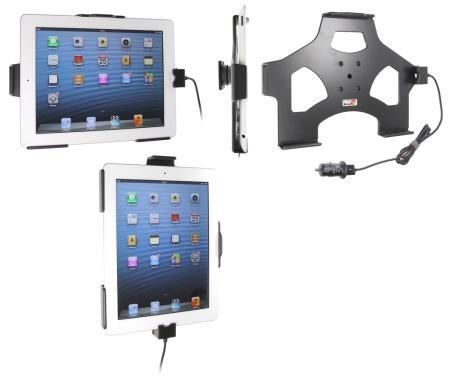 Brodit Aktiv holder med USB-kabel og cigaretadapter, Apple iPad 4th Gen (A1458, A1459, A1460)/With Retina (Lightning Connector) i gruppen Bilstereo / Smartphone i bilen / Mobilholdere hos BRL (240521520)