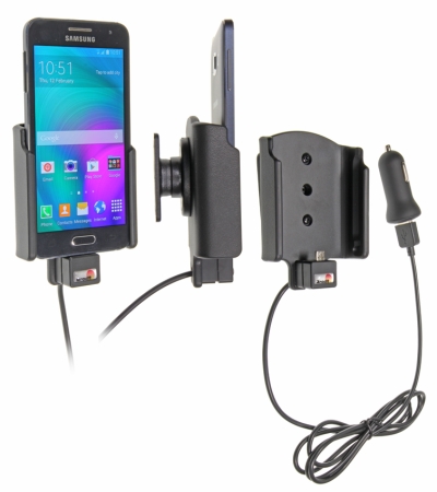 Brodit Aktiv holder med USB-kabel og cigarettadapter, Samsung Galaxy A3 SM-A300  i gruppen Bilstereo / Smartphone i bilen / Mobilholdere hos BRL (240521715)