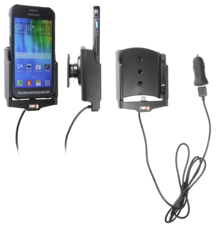 Brodit Aktiv holder med USB-kabel og cigaretadapter, Samsung Galaxy Xcover 3  i gruppen Bilstereo / Smartphone i bilen / Mobilholdere hos BRL (240521736)