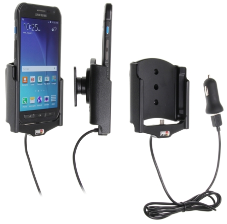 Brodit Aktiv holder med USB-kabel og cigaretadapter, Samsung Galaxy S6 Active  i gruppen Bilstereo / Smartphone i bilen / Mobilholdere hos BRL (240521752)