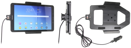 Brodit Aktiv holder med USB-kabel og cigaretadapter, Samsung Galaxy Tab E 9.6  i gruppen Bilstereo / Smartphone i bilen / Mobilholdere hos BRL (240521821)