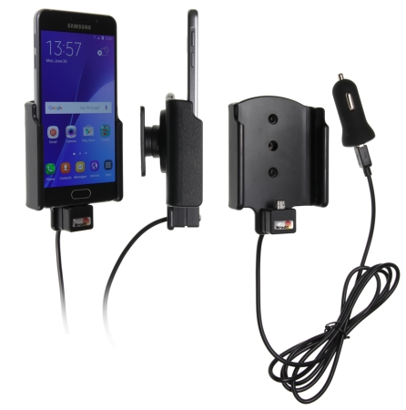 Brodit Aktiv holder med USB-kabel og cigaretadapter, Samsung Galaxy A3 (2016)  i gruppen Bilstereo / Smartphone i bilen / Mobilholdere hos BRL (240521895)