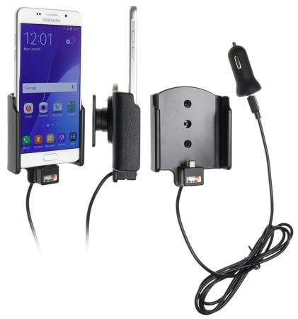 Brodit Aktiv holder med USB-kabel og cigaretadapter, Samsung Galaxy A5 (2016)  i gruppen Bilstereo / Smartphone i bilen / Mobilholdere hos BRL (240521896)