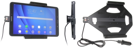 Brodit Aktiv holder med USB-kabel og cigaretadapter, Samsung Galaxy Tab A 10.1 (2016) SM-T580/SM-T585  i gruppen Bilstereo / Smartphone i bilen / Mobilholdere hos BRL (240521919)