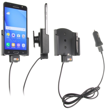 Brodit Aktiv holder med USB-kabel og cigaretadapter, Samsung Galaxy J5 (2016)  i gruppen Bilstereo / Smartphone i bilen / Mobilholdere hos BRL (240521944)