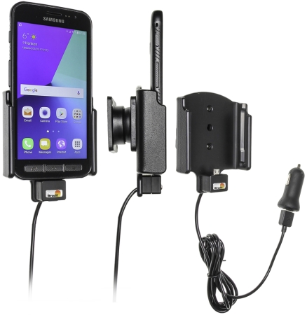 Brodit Aktiv holder med USB-kabel og cigarettadapter, Samsung Galaxy Xcover 4  i gruppen Bilstereo / Smartphone i bilen / Mobilholdere hos BRL (240521958)