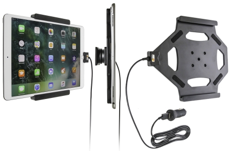 Brodit Aktiv holder med USB-kabel og cigarettadapter, Apple iPad Air 2019/Air 3rd Gen (A2123, A2152, A2153, A2154)/Pro 10.5 (A1701, A1709) i gruppen Bilstereo / Smartphone i bilen / Mobilholdere hos BRL (240521977)