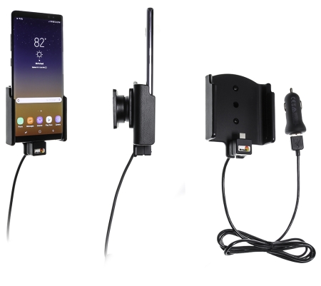 Brodit Aktiv holder med USB-kabel og cigaretadapter, Samsung Galaxy Note 8  i gruppen Bilstereo / Smartphone i bilen / Mobilholdere hos BRL (240521999)