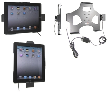 Brodit Aktiv holder til fast montering, Apple iPad 2 (A1395, A1396, A1397)/3rd Gen (A1416, A1430, A1403) i gruppen Bilstereo / Smartphone i bilen / Mobilholdere hos BRL (240527244)