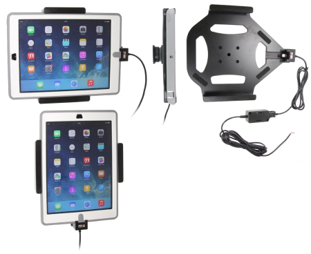 Brodit Aktiv holder til fast installation, Apple iPad 5th Gen (A1822, A1823)/9.7 6th Gen (A1893, A1954)/9.7 New/Air (A1474, A1475, A1476) i gruppen Bilstereo / Smartphone i bilen / Mobilholdere hos BRL (240527600)