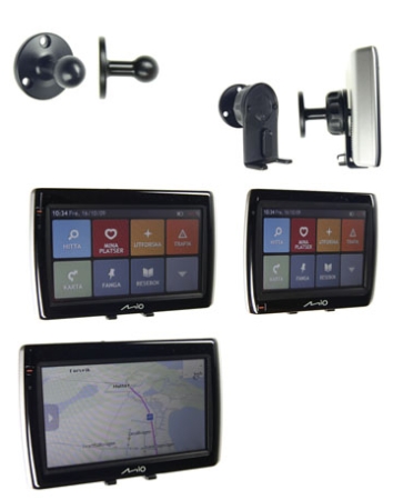 Brodit Fæste, Mio Moov Spirit 300 Trafik/Moov Spirit 500 Trafik/Moov Spirit V 505 TV/S480/S485 m. fl. i gruppen Bilstereo / Smartphone i bilen / Beslag og tilbehør hos BRL (240533067)