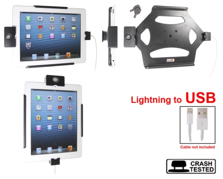 Brodit Holder med nøglelås, Apple iPad 4th Gen (A1458, A1459, A1460)/With Retina (Lightning Connector) i gruppen Bilstereo / Smartphone i bilen / Mobilholdere hos BRL (240535494)
