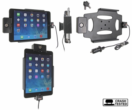 Brodit Holder med nøglelås, Apple iPad Mini 2 (A1489, A1490, A1491)/3 (A1599, A1600)/Retina i gruppen Bilstereo / Smartphone i bilen / Mobilholdere hos BRL (240535584)