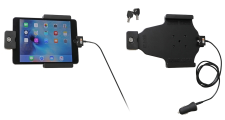 Brodit Holder med nøglelås, Apple iPad Mini 2019/4 (A1538, A1550)/5th Gen (A2124, A2125, A2126, A2133) i gruppen Bilstereo / Smartphone i bilen / Mobilholdere hos BRL (240535793)