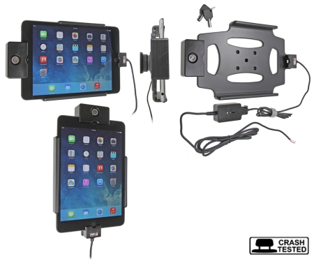 Brodit Holder med nøglelås, Apple iPad Mini 2 (A1489, A1490, A1491)/3 (A1599, A1600)/Retina i gruppen Bilstereo / Smartphone i bilen / Mobilholdere hos BRL (240536584)